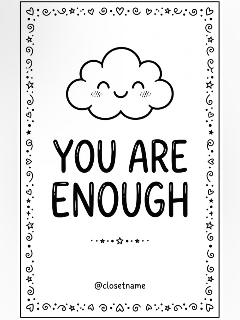 DunDat362’s Design Cute Shipping Labels - Black & White (50) 4x6 stickers - Picture 4 of 17